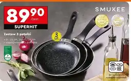 Biedronka Komplet patelnii 20 cm + 24 28 Smukee oferta