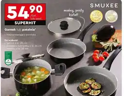 Biedronka Patelnia z nieprzywierającą powłoką 28 cm Smukee oferta