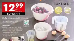 Biedronka Pojemniki z miarką 500 ml + 1 l Smukee oferta