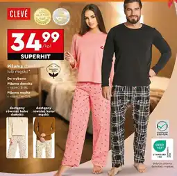 Biedronka Piżama męska rozm. m-xxl Cleve oferta