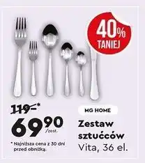 Biedronka Zestaw sztućców vita Mg Home oferta