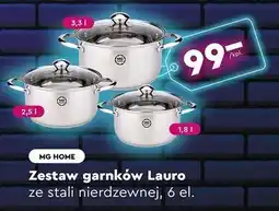 Biedronka Komplet garnków lauro Mg Home oferta