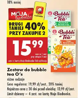 Biedronka Zestaw do bubble tea O's oferta