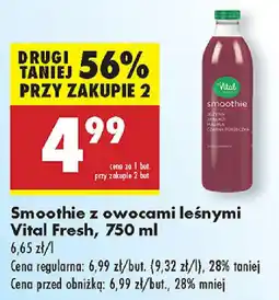 Biedronka Smoothie z owocami leśnymi Vital Fresh oferta