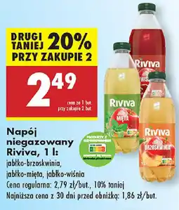 Biedronka Napój niegazowany Riviva oferta