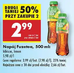 Biedronka Napój Fuzetea oferta
