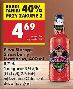 Biedronka Piwo Garage Strawberry Margarita oferta