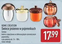 ALDI HOME CREATION Świece jesienne w pojemnikach oferta