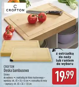 ALDI CROFTON Deska bambusowa oferta