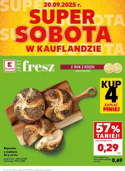 Kaufland Bułka kajzerka z makiem Kaufland oferta