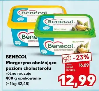 Kaufland Margaryna obniżająca poziom cholesterolu BENECOL oferta