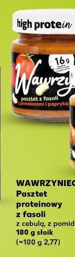 Kaufland Pasztet proteinowy z fasoli WAWRZYNIEC z pomidorami i papryką oferta