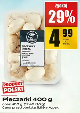Supeco Pieczarki świeże 400g Carrefour oferta