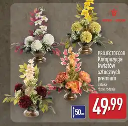 ALDI PROJECTDECOR Kompozycja kwiatów sztucznych premium oferta