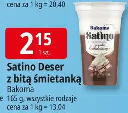 E.Leclerc Deser Satino z bitą śmietanką Bakoma oferta