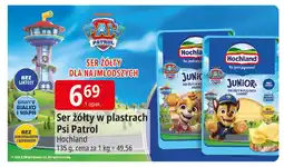 E.Leclerc Ser żółty w plastrach Psi Patrol Hochland oferta