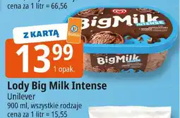 E.Leclerc Lody Big Milk Intense Unilever oferta