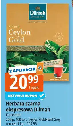 E.Leclerc Herbata czarna ekspresowa Dilmah Ceylon Gold oferta