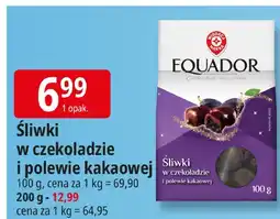 E.Leclerc Śliwki w czekoladzie i polewie kakaowej Equador oferta