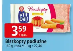 E.Leclerc Biszkopty podłużne P'tit Deli oferta