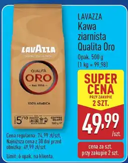 ALDI LAVAZZA Kawa ziarnista Qualita Oro oferta