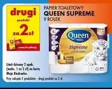 Biedronka Papier toaletowy supreme Queen oferta