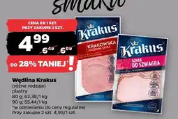 Netto Wędlina Krakus różne rodzaje oferta