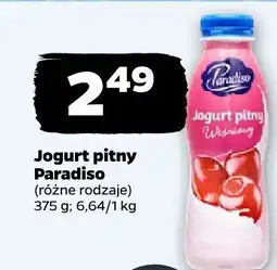 Netto Jogurt pitny Paradiso różne rodzaje oferta