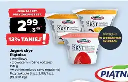 Netto Jogurt skyr Piątnica różne rodzaje oferta