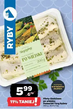 Netto Filety śledziowe po wiejsku Pomorski Targ Rybny oferta