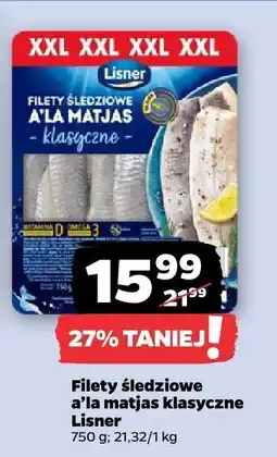 Netto Filety śledziowe a'la matjas klasyczne Lisner oferta