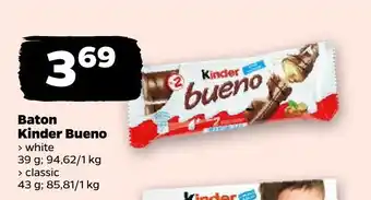 Netto Baton Kinder Bueno classic oferta