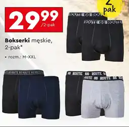 Biedronka Bokserki męskie Route 66 oferta