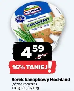 Netto Serek kanapkowy Hochland różne rodzaje oferta