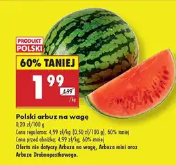 Biedronka Arbuz Polski na wagę Biedronka oferta