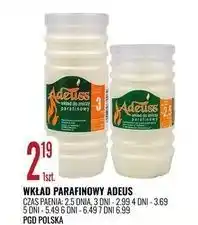 E.Leclerc Wkład parafinowy 7 dni Adeuss oferta