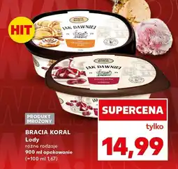 Kaufland Lody Jak Dawniej różne rodzaje Bracia Koral oferta