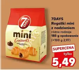Kaufland Rogaliki mini z nadzieniem 7Days oferta