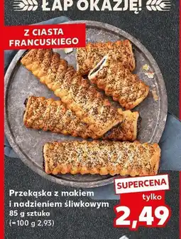 Kaufland Przekąska z makiem i nadzieniem śliwkowym Kaufland oferta