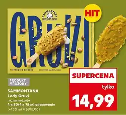 Kaufland Lody Gruvi Pistachio Gingero Sammontana oferta