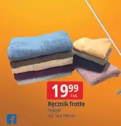 E.Leclerc Ręcznik frotte 50 x 100 cm Textim oferta