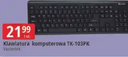 E.Leclerc Klawiatura slim tk-103pk Vakomtek oferta
