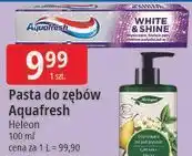 E.Leclerc Pasta do zębów whitening Aquafresh White & Shine oferta