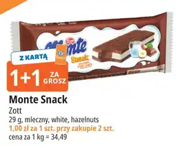 E.Leclerc Baton mleczny Zott Monte Snack oferta