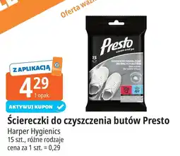 E.Leclerc Ściereczki do czyszczenia białych butów Presto Clean oferta