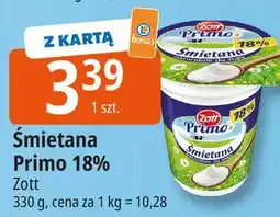 E.Leclerc Śmietana 18% Zott Primo oferta