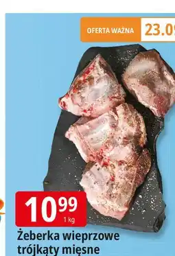 E.Leclerc Żeberka wieprzowe trójkąty mięsne Masarnia E.leclerc oferta