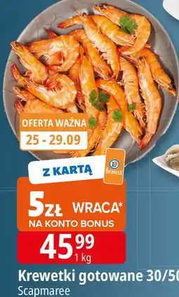 E.Leclerc Krewetki gotowane 30/50 oferta