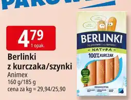 E.Leclerc Parówki z szynki Morliny Berlinki Natura oferta