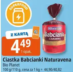 E.Leclerc Babcianki z żurawiną Naturavena oferta